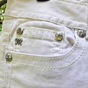 MISS ME Bright White Jeans